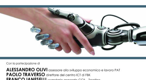 Appuntamento 13.09.2017 a Trento-Povo incontro PD su Industria 4.0, lavoro e robot.